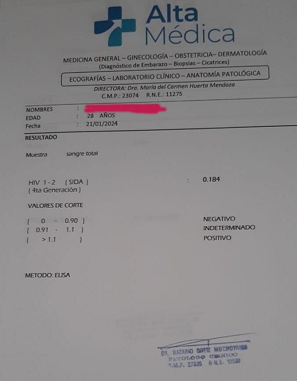 Examen VIH