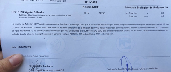 Examen VIH