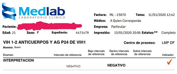 Examen VIH