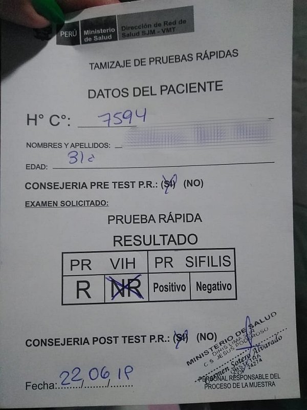 Examen VIH