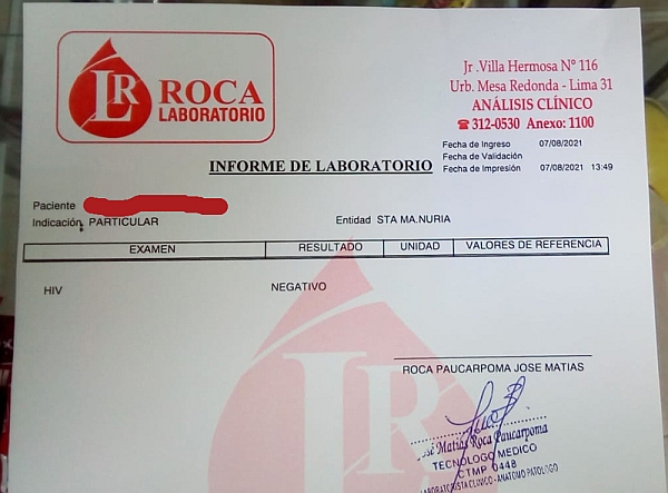 Examen VIH