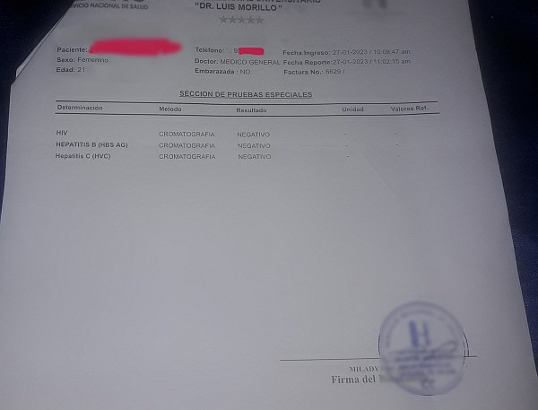 Examen VIH