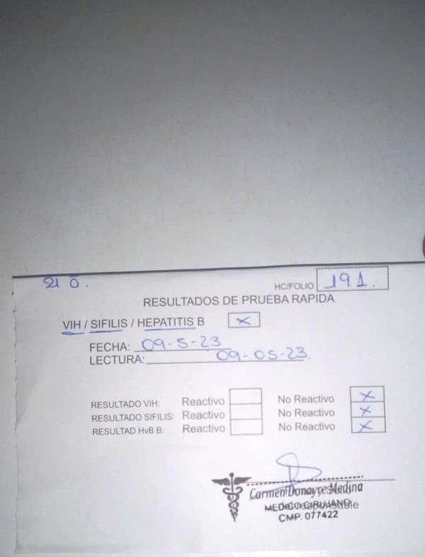 Examen VIH