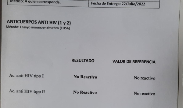 Examen VIH