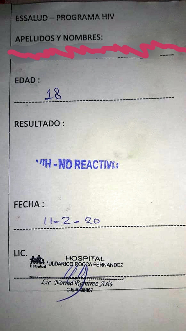Examen VIH